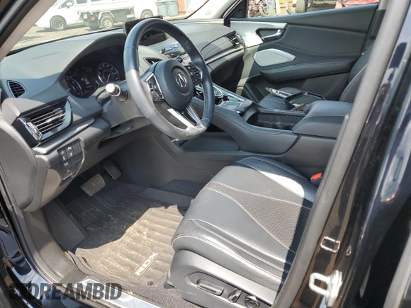 2020 Acura RDX Technology with VIN 5J8TC1H58LL002061, listed as a Copart auction lot 51176745 with 57,037 mi miles and Salvage title. Bid and sale history available at DreamBid. Image 7.