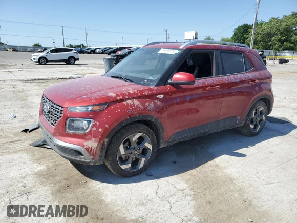 2022 Hyundai Venue SEL с VIN KMHRC8A30NU197849, выставлен на аукционе Copart как лот 56458475 с пробегом 45 236 миль миль и Списание • Salvage title. История ставок и продаж доступна на DreamBid. Изображение 1.