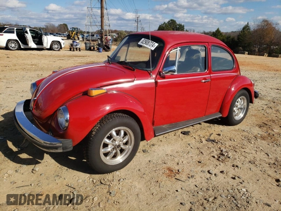 1974 Volkswagen Beetle with VIN 1342387192, listed as a Copart auction lot 82908724 with 55,499 mi miles and Salvage Title. Bid and sale history available at DreamBid. Image 1.