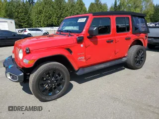 2022 Jeep Wrangler Unlimited Sahara z VIN 1C4JJXP61NW108278, wystawiony jako Copart lot #53869105 z przebiegiem 31 126 mil mil oraz Szkoda całkowita • Salvage title. Historia ofert i sprzedaży dostępna na DreamBid. Obrazek 1.