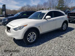 2013 Infiniti FX with VIN JN8CS1MWXDM170705, listed as a Copart auction lot 52677935 with 190,439 mi miles and Clean Title. Bid and sale history available at carsss.com. Image 1.