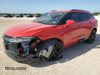 2022 Chevrolet Blazer RS с VIN 3GNKBERS1NS114973, выставлен на аукционе Copart как лот 52715415 с пробегом 42 591 миль миль и Списание • Salvage title. История ставок и продаж доступна на DreamBid. Изображение 1.