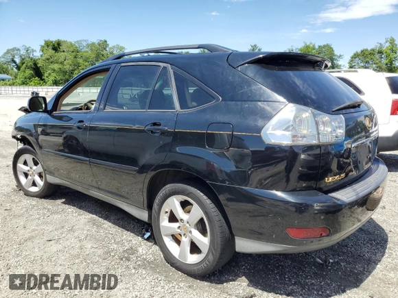 2005 Lexus RX 330 z VIN 2T2GA31UX5C031926, wystawiony jako Copart lot #57992015 z przebiegiem 216 623 mil mil oraz Szkoda całkowita • Salvage title. Historia ofert i sprzedaży dostępna na DreamBid. Obrazek 2.