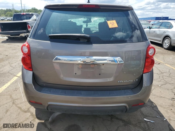 2010 Chevrolet Equinox LS with VIN 2CNALBEW7A6258234, listed as a Copart auction lot 67755444 with 78,359 mi miles and Salvage Title. Bid and sale history available at carsss.com. Image 6.