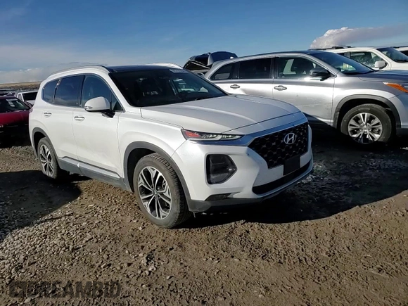 2019 Hyundai Santa Fe Ultimate with VIN 5NMS53AA0KH084004, listed as a Copart auction lot 86798584 with 54,855 mi miles and Salvage Title. Bid and sale history available at carsss.com. Image 12.
