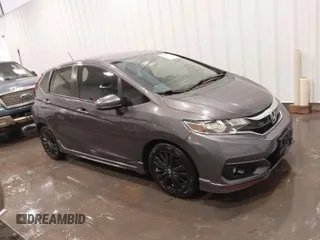 2018 Honda Fit Sport with VIN 3HGGK5H63JM722478, listed as a IAAI auction lot 41887339 with 67,262 mi miles. Bid and sale history available at carsss.com. Image 1.