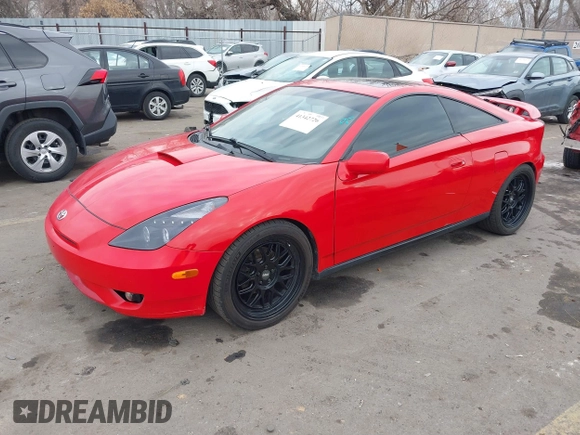 2003 Toyota Celica GT with VIN JTDDR32TX30150105, listed as a IAAI auction lot 41342726 with 147,735 mi miles. Bid and sale history available at carsss.com. Image 17.