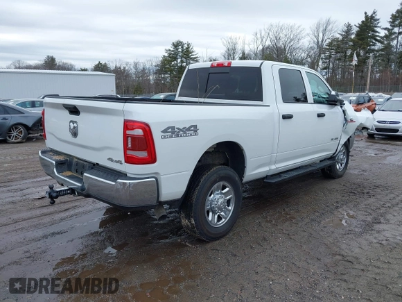 2020 Ram 2500 Tradesman with VIN 3C6UR5CL2LG101378, listed as a IAAI auction lot 41719577 with 59,100 mi miles and . Bid and sale history available at DreamBid. Image 4.