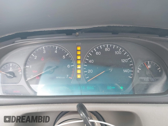 1999 Cadillac Eldorado Touring with VIN 1G6ET1294XU611850, listed as a IAAI auction lot 42015876 with 67,845 mi miles and . Bid and sale history available at DreamBid. Image 7.