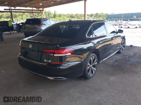 2021 Volkswagen Passat SE with VIN 1VWSA7A34MC008594, listed as a IAAI auction lot 40054898 with 78,664 mi miles and . Bid and sale history available at DreamBid. Image 4.