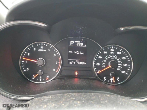 2017 Kia Forte LX with VIN 3KPFK4A76HE113560, listed as a Copart auction lot 42424175 with 43,898 mi miles and Salvage Title. Bid and sale history available at carsss.com. Image 9.