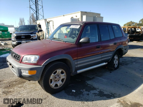 1998 Toyota RAV4 with VIN JT3GP10V7W0025437, listed as a Copart auction lot 37272833 with 120,080 mi miles and Salvage title. Bid and sale history available at DreamBid. Image 1.