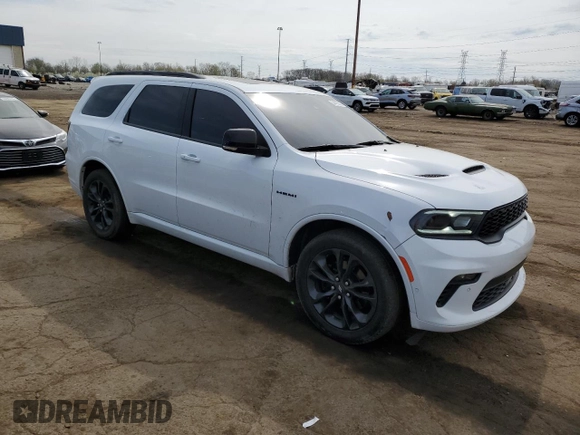 2023 Dodge Durango R/T Plus with VIN 1C4SDJCT8PC551018, listed as a Copart auction lot 54405255 with 34,382 mi miles and Clean title. Bid and sale history available at DreamBid. Image 4.
