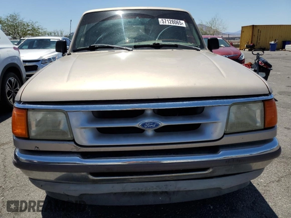 1997 Ford Ranger XL with VIN 1FTCR14A2VPB40920, listed as a Copart auction lot 57128065 with 179,876 mi miles and Salvage title. Bid and sale history available at DreamBid. Image 5.