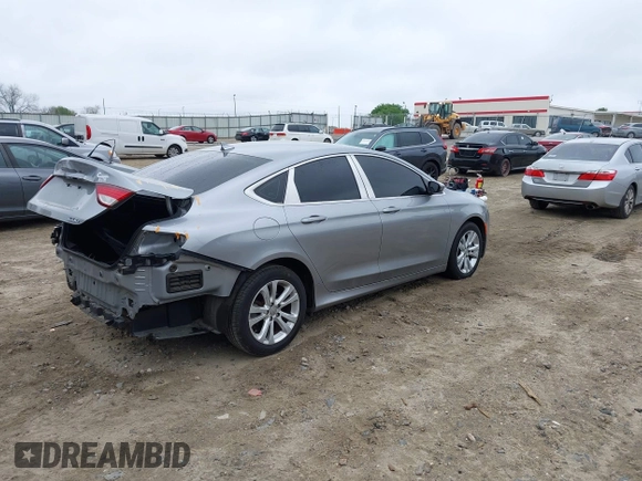 2016 Chrysler 200 Limited with VIN 1C3CCCAB0GN180541, listed as a IAAI auction lot 41881539 with 152,830 mi miles and . Bid and sale history available at carsss.com. Image 4.