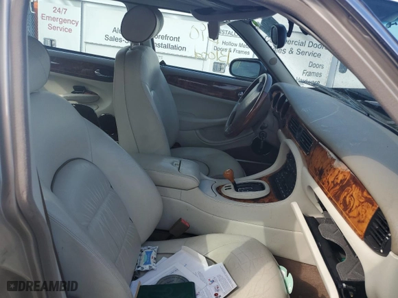 2002 Jaguar XJ VDP with VIN SAJDA24CX2LF45014, listed as a Copart auction lot 56015444 with 0 mi miles and Salvage Title. Bid and sale history available at carsss.com. Image 7.