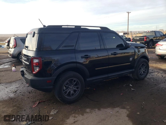 2023 Ford Bronco Sport Big Bend with VIN 3FMCR9B60PRD99510, listed as a Copart auction lot 87116324 with 29,261 mi miles and Salvage title. Bid and sale history available at DreamBid. Image 3.
