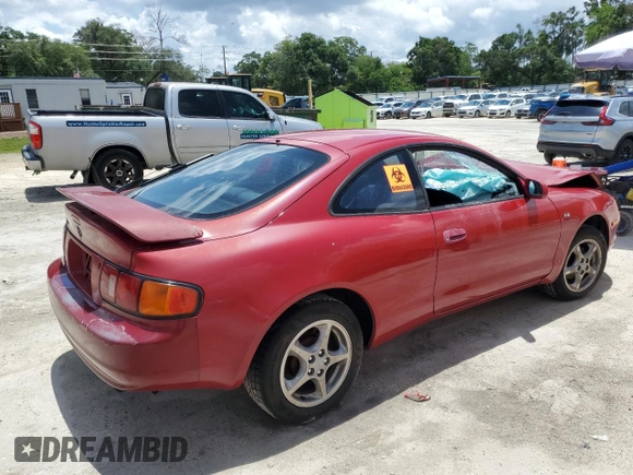 1997 Toyota Celica with VIN JT2DB02T3V0070322, listed as a Copart auction lot 58725125 with 142,363 mi miles and Salvage title. Bid and sale history available at DreamBid. Image 3.