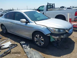 2014 Honda Accord LX with VIN 1HGCR2F39EA082037, listed as a IAAI auction lot 42095534 with 110,235 mi miles and . Bid and sale history available at carsss.com. Image 1.
