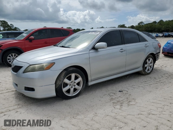2007 Toyota Camry CE with VIN 4T1BE46K77U021596, listed as a Copart auction lot 48472605 with 111,456 mi miles and Salvage Title. Bid and sale history available at DreamBid. Image 1.