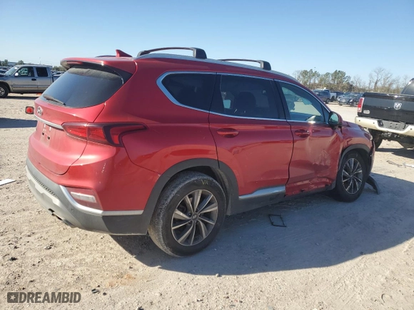 2020 Hyundai Santa Fe SEL with VIN 5NMS33ADXLH194012, listed as a Copart auction lot 47840965 with 75,368 mi miles and Salvage Title. Bid and sale history available at carsss.com. Image 3.