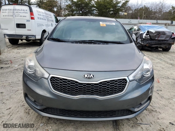 2016 Kia Forte EX with VIN KNAFX4A88G5490828, listed as a Copart auction lot 48004395 with 0 mi miles and Salvage Title. Bid and sale history available at carsss.com. Image 5.