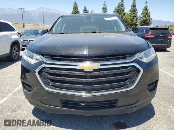 2021 Chevrolet Traverse LS with VIN 1GNERFKWXMJ242575, listed as a Copart auction lot 57480565 with 105,810 mi miles and Salvage title. Bid and sale history available at DreamBid. Image 5.