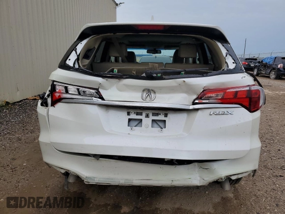 2017 Acura RDX with VIN 5J8TB3H31HL019465, listed as a Copart auction lot 56210434 with 82,378 mi miles and Salvage Title. Bid and sale history available at carsss.com. Image 6.