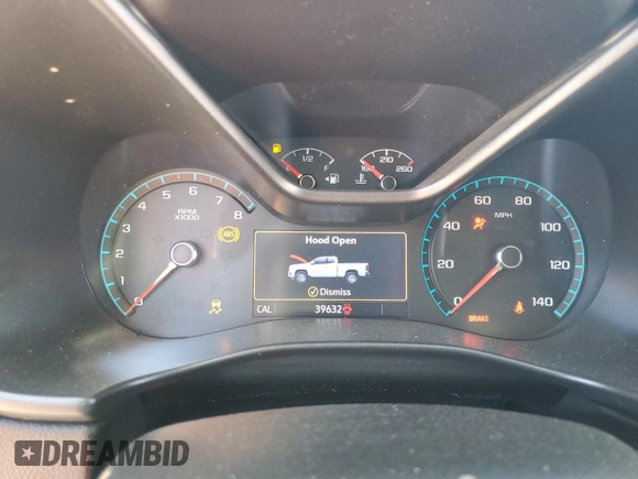 2020 Chevrolet Colorado 2WD LT with VIN 1GCGSCEN6L1101573, listed as a Copart auction lot 48778285 with 39,632 mi miles and Salvage Title. Bid and sale history available at DreamBid. Image 9.