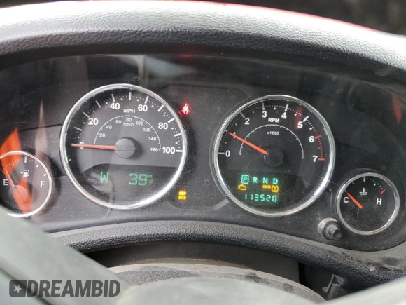 2012 Jeep Wrangler Rubicon with VIN 1C4BJWCG8CL202637, listed as a Copart auction lot 49145935 with 113,520 mi miles and Salvage Title. Bid and sale history available at DreamBid. Image 9.