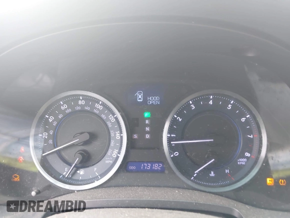 2011 Lexus IS 250 with VIN JTHCF5C24B5048479, listed as a IAAI auction lot 41947968 with 173,182 mi miles and . Bid and sale history available at DreamBid. Image 7.