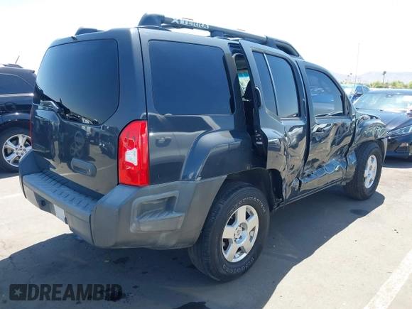 2007 Nissan Xterra SE with VIN 5N1AN08U87C518990, listed as a IAAI auction lot 42057917 with 258,209 mi miles and . Bid and sale history available at DreamBid. Image 4.