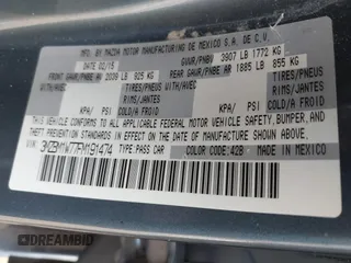 2015 Mazda 3 i Grand Touring with VIN 3MZBM1W77FM191474, listed as a IAAI auction lot 41406880 with 137,567 mi miles and . Bid and sale history available at DreamBid. Image 9.