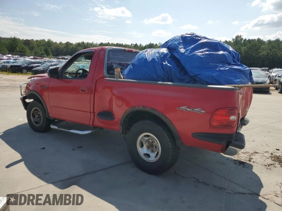 1997 Ford F-150 XL with VIN 1FTDF08W4VKC28068, listed as a Copart auction lot 68435244 with 247,677 mi miles and Salvage Title. Bid and sale history available at carsss.com. Image 2.