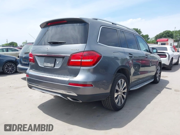 2018 Mercedes-Benz GLS 450 with VIN 4JGDF6EE3JB120416, listed as a IAAI auction lot 42066773 with 154,018 mi miles and . Bid and sale history available at DreamBid. Image 4.