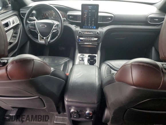 2020 Ford Explorer Platinum with VIN 1FM5K8HC9LGA43773, listed as a Copart auction lot 58918285 with 114,897 mi miles and Salvage title. Bid and sale history available at DreamBid. Image 8.