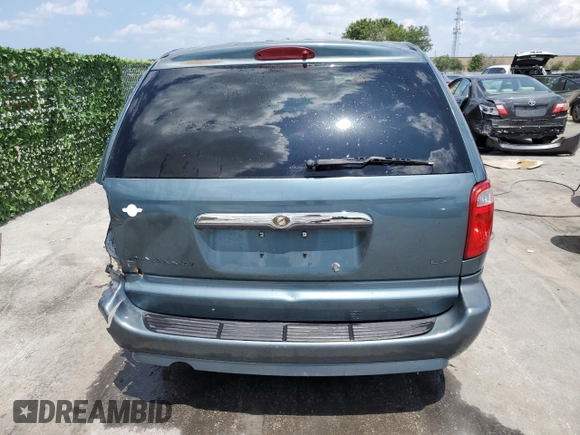 2007 Chrysler Town & Country LWB LX with VIN 2A4GP44R77R172806, listed as a Copart auction lot 55203114 with 230,014 mi miles and Non Repairable. Bid and sale history available at carsss.com. Image 6.