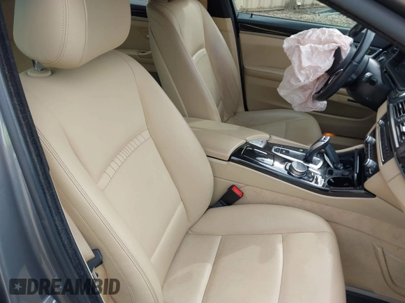 2015 BMW 5 Series 535i with VIN WBA5B1C59FG128828, listed as a IAAI auction lot 41655190 with 90,646 mi miles and . Bid and sale history available at carsss.com. Image 5.
