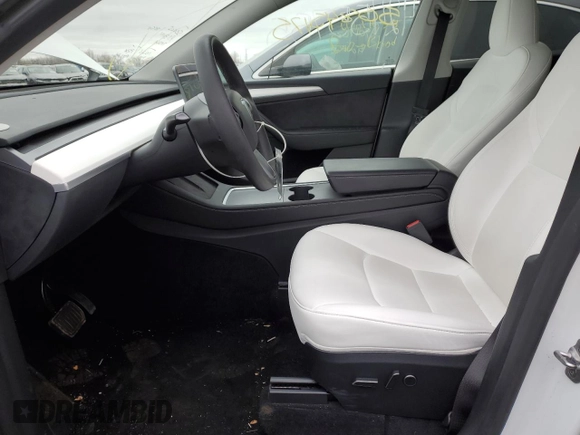 2023 Tesla Model Y Long Range with VIN 7SAYGDEEXPF839677, listed as a Copart auction lot 50845175 with 36,661 mi miles and Salvage Title. Bid and sale history available at DreamBid. Image 7.