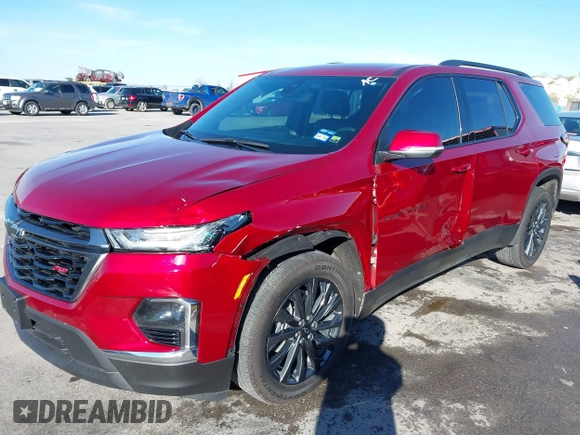 2023 Chevrolet Traverse RS with VIN 1GNERJKW9PJ335871, listed as a IAAI auction lot 41340811 with 17,256 mi miles. Bid and sale history available at carsss.com. Image 18.