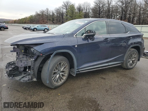 2020 Lexus RX with VIN 2T2SZMDA3LC256115, listed as a Copart auction lot 82783154 with 81,903 mi miles and Salvage Title. Bid and sale history available at carsss.com. Image 1.
