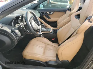 2014 Jaguar F-Type V6 with VIN SAJWA6E74E8K06478, listed as a Copart auction lot 76975894 with Not Provided miles and Salvage Title. Bid and sale history available at DreamBid. Image 7.