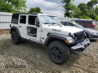 2021 Jeep Wrangler Unlimited Sport S z VIN 1C4HJXDN6MW608946, wystawiony jako Copart lot #62089045 z przebiegiem 33 305 mil mil oraz Szkoda całkowita • Salvage title. Historia ofert i sprzedaży dostępna na DreamBid. Obrazek 4.