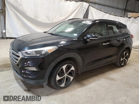 2016 Hyundai Tucson Limited with VIN KM8J33A22GU201264, listed as a Copart auction lot 54212395 with 121,552 mi miles and Clean Title. Bid and sale history available at DreamBid. Image 1.