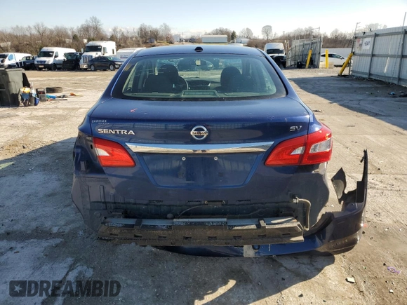 2018 Nissan Sentra SV with VIN 3N1AB7AP9JY205801, listed as a Copart auction lot 43944675 with 64,254 mi miles and Salvage Title. Bid and sale history available at carsss.com. Image 6.