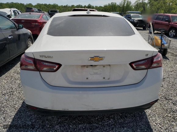 2020 Chevrolet Malibu LT with VIN 1G1ZD5STXLF019374, listed as a Copart auction lot 53760185 with 128,741 mi miles and Clean Title. Bid and sale history available at carsss.com. Image 6.