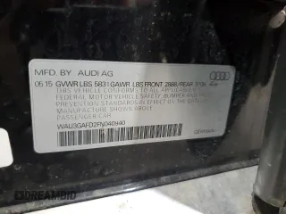 2015 Audi A8 3.0T z VIN WAU3GAFD2FN040940, wystawiony jako Copart lot #65327685 z przebiegiem 113 443 mil mil oraz Czysty tytuł • Clean title. Historia ofert i sprzedaży dostępna na DreamBid. Obrazek 12.