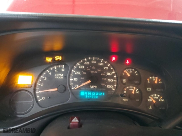 2002 Chevrolet Silverado 1500 with VIN 1GCEC14V82Z259228, listed as a Copart auction lot 53915705 with 244,230 mi miles and Clean Title. Bid and sale history available at carsss.com. Image 9.
