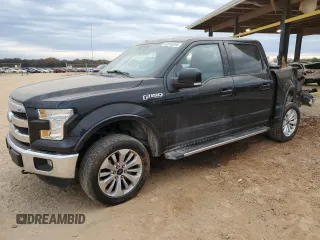 2015 Ford F-150 XLT with VIN 1FTEW1EFXFFC03572, listed as a Copart auction lot 82818204 with 64,134 mi miles and Salvage Title. Bid and sale history available at carsss.com. Image 1.