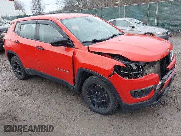 2020 Jeep Compass Sport с VIN 3C4NJCAB8LT252994, выставлен на аукционе IAAI как лот 41646102 с пробегом 71 869 миль миль и . История ставок и продаж доступна на DreamBid. Изображение 1.